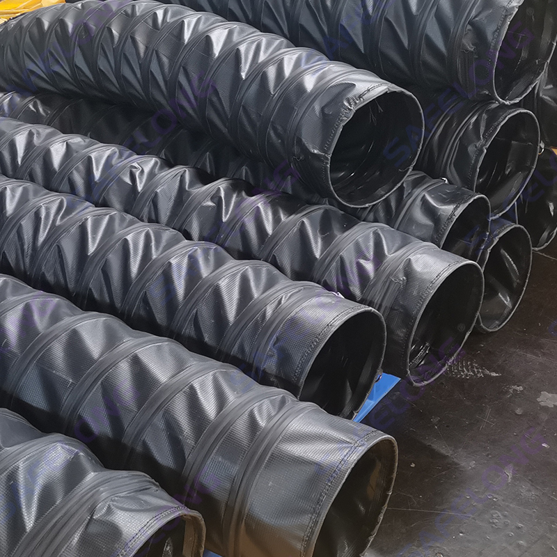 Saluran pengudaraan fleksibel dengan dawai keluli